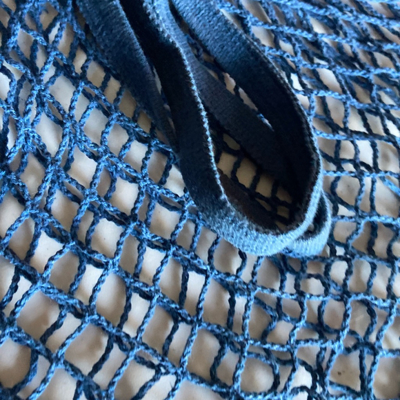 Kikkerland Blue Net market Bag One Size - Picture 4 of 5